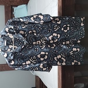 Uluwatu Casual/Hawaiian/Beach Themed Button-down Shirt. Blue.‎ Men's XL